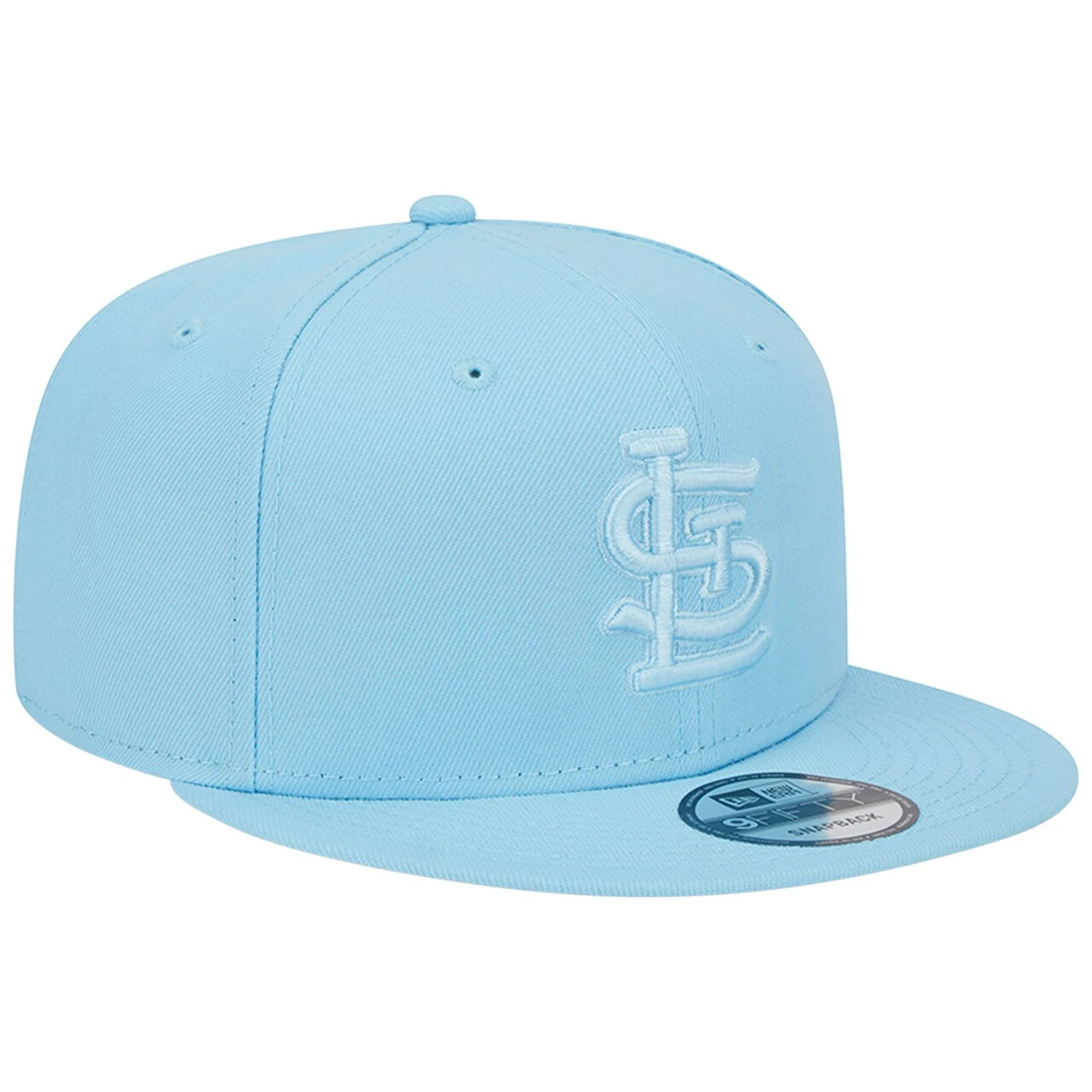 Men's St. Louis Cardinals New Era Light Blue Spring Color Basic 9FIFTY Snapback Hat - Image 3