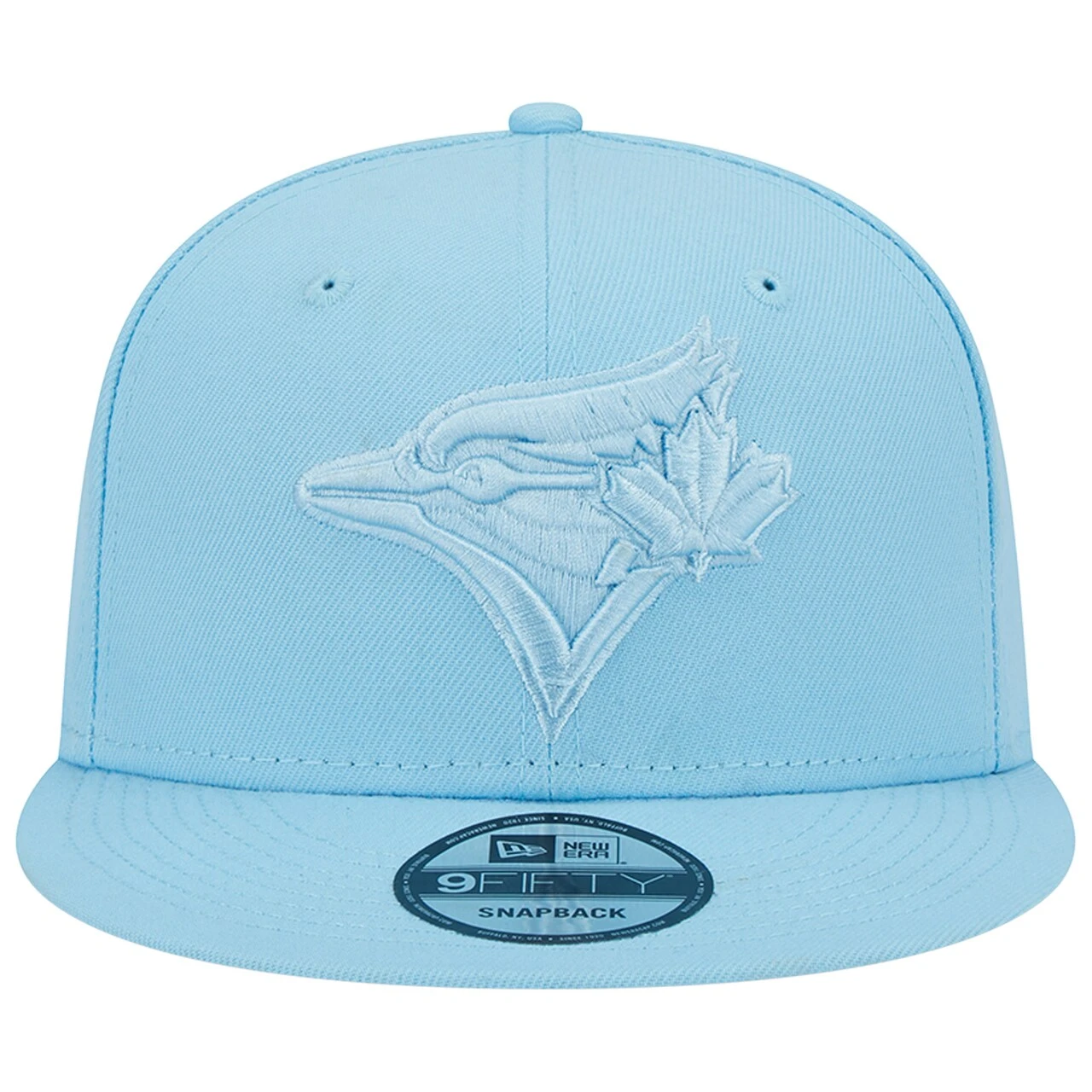 Men's Toronto Blue Jays New Era Light Blue Spring Color Basic 9FIFTY Snapback Hat - Image 2