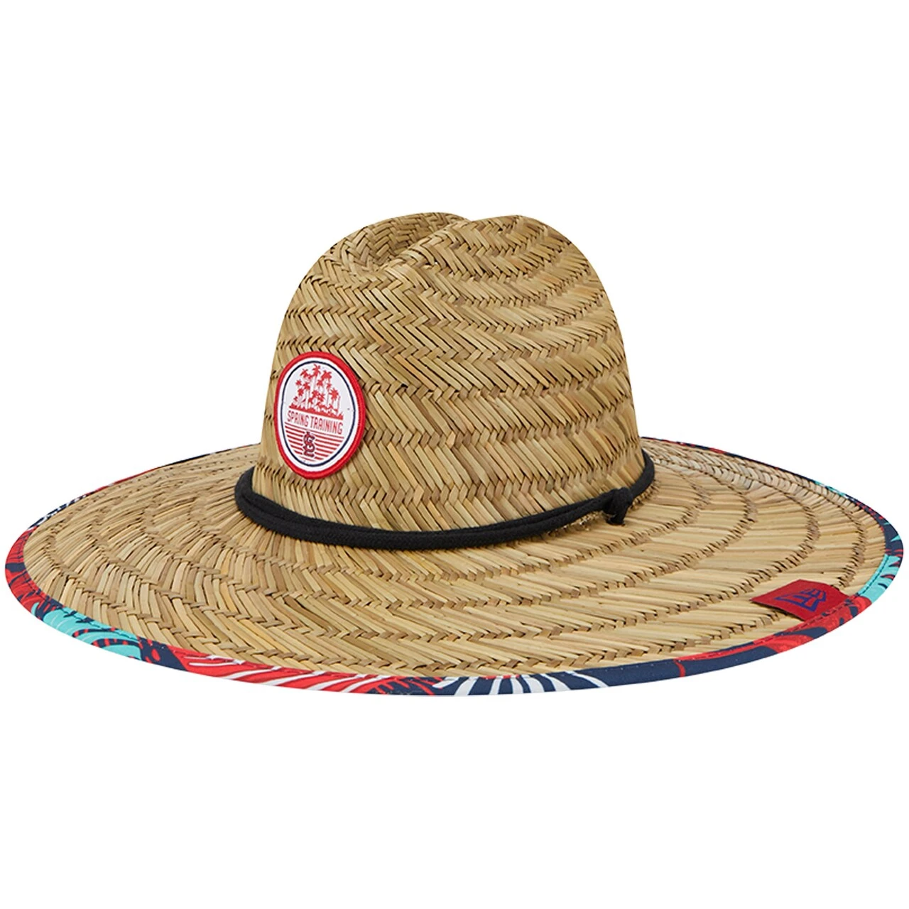 Men's St. Louis Cardinals New Era Natural 2023 Spring Training Floral Straw Hat