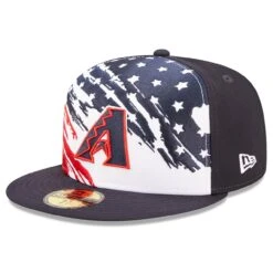 Men's Arizona Diamondbacks New Era Navy 2022 4th Of July On-Field 59FIFTY Fitted Hat