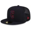 Men's Cleveland Guardians New Era Navy 2023 Batting Practice 59FIFTY Fitted Hat