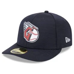 Men's Cleveland Guardians New Era Navy 2023 Clubhouse Low Profile 59FIFTY Fitted Hat
