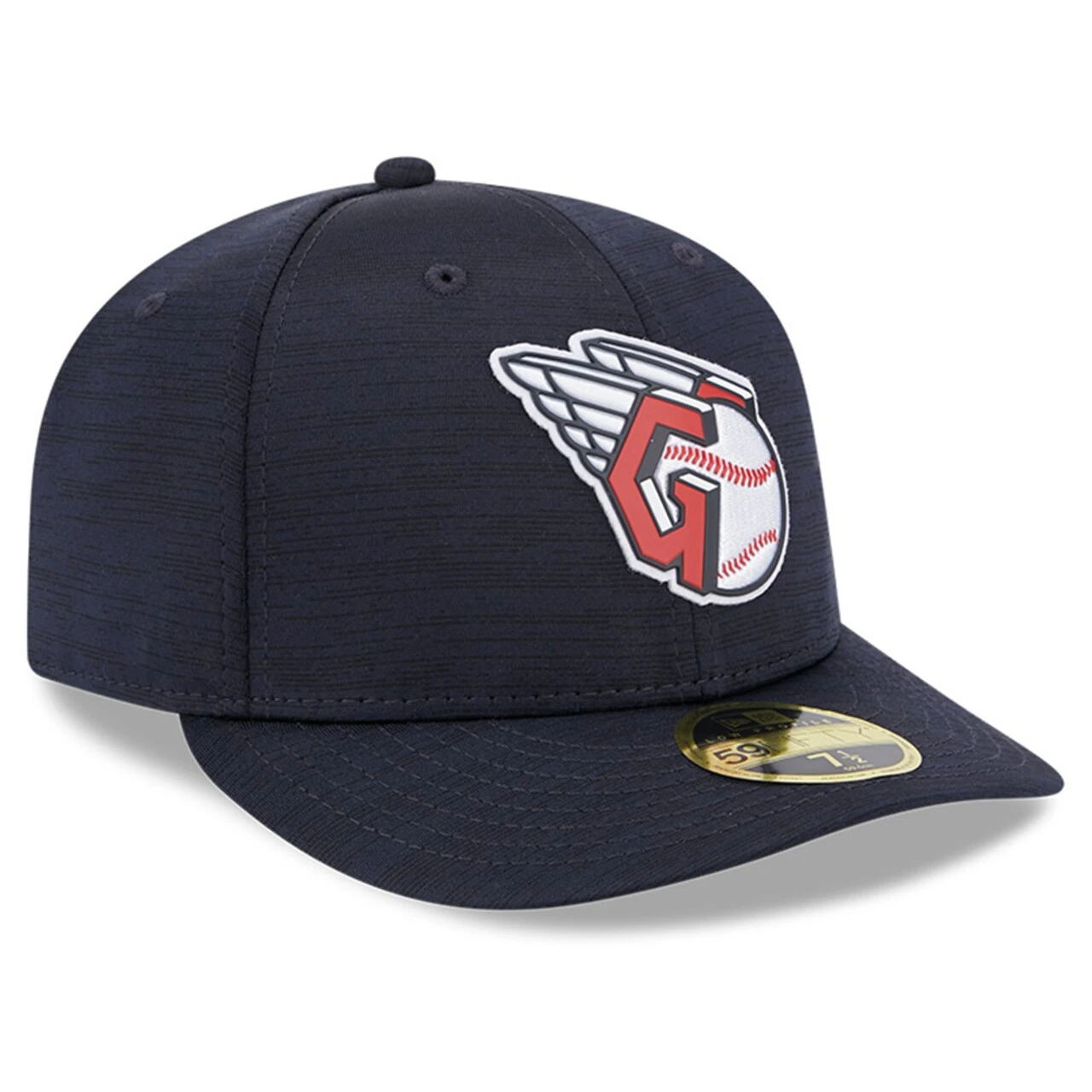 Men's Cleveland Guardians New Era Navy 2023 Clubhouse Low Profile 59FIFTY Fitted Hat - Image 3