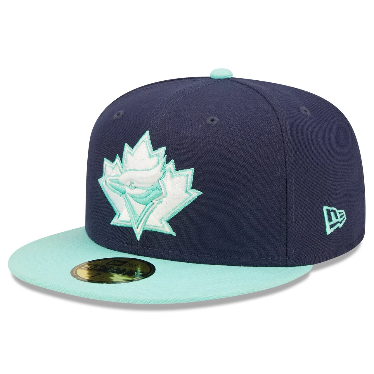 Men's Toronto Blue Jays New Era Navy 25th Anniversary Cooperstown Collection Team UV 59FIFTY Fitted Hat - Image 3