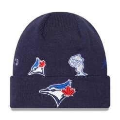 Men's Toronto Blue Jays New Era Navy Identity Cuffed Knit Hat