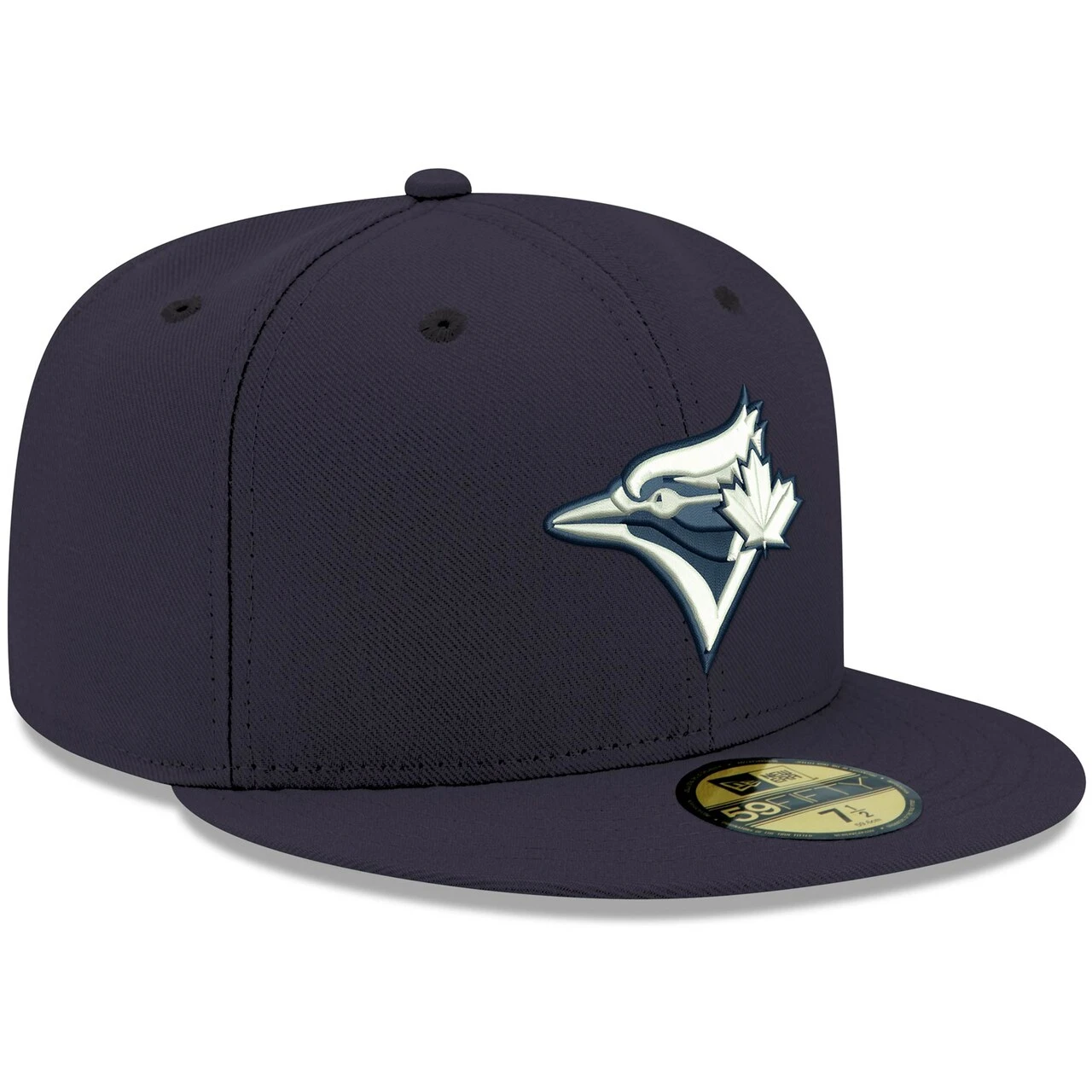 Men's Toronto Blue Jays New Era Navy White Logo 59FIFTY Fitted Hat - Image 3