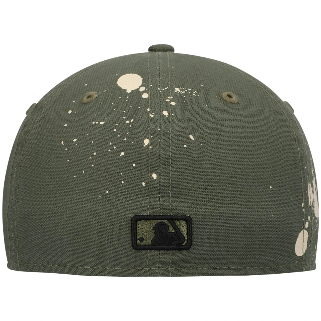 Men's Miami Marlins New Era Olive Splatter 59FIFTY Fitted Hat - Image 4