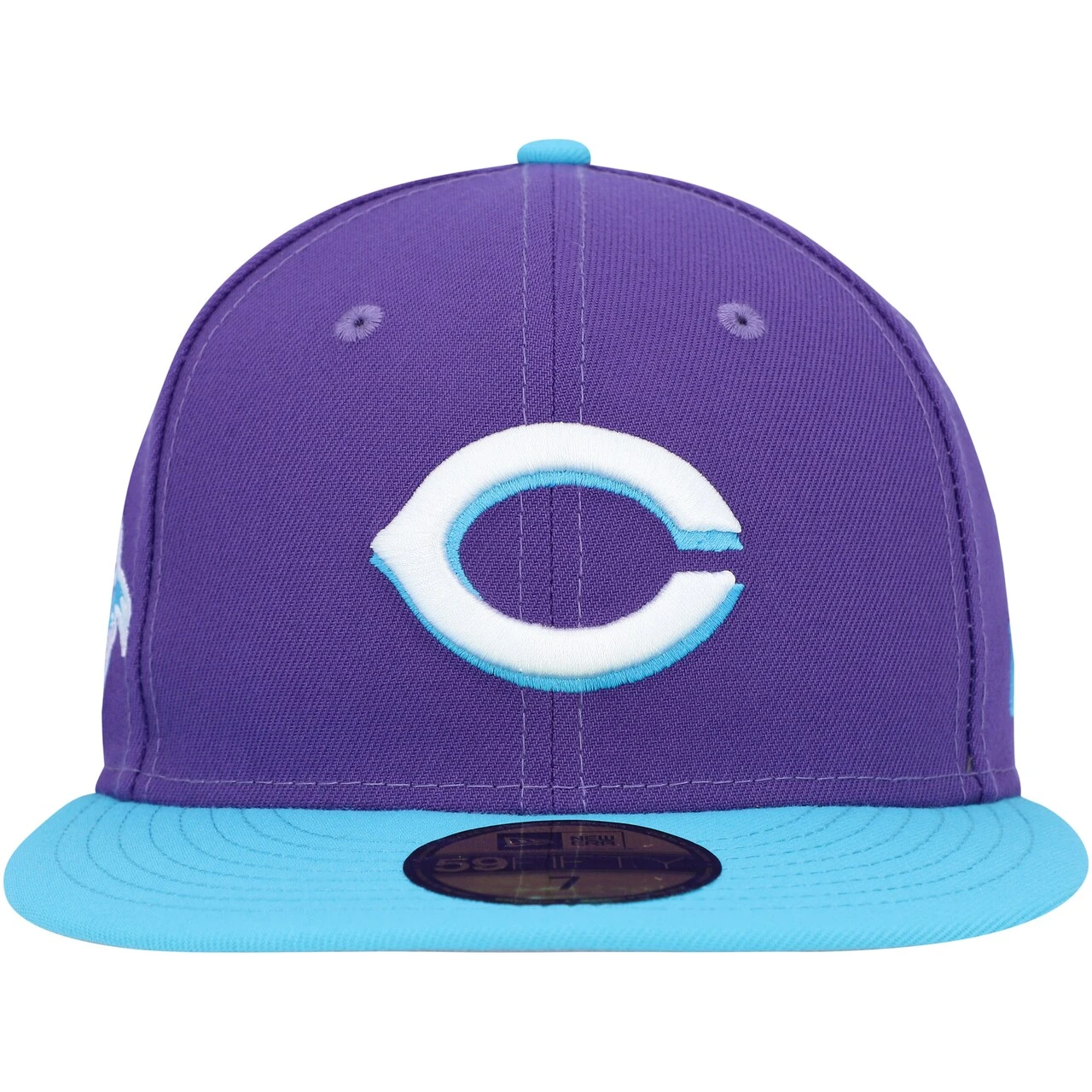 Men's Cincinnati Reds New Era Purple Vice 59FIFTY Fitted Hat - Image 2