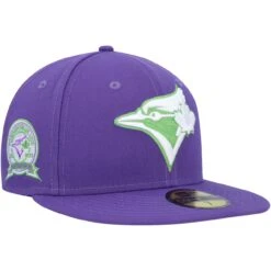 Men's Toronto Blue Jays New Era Purple Lime Side Patch 59FIFTY Fitted Hat