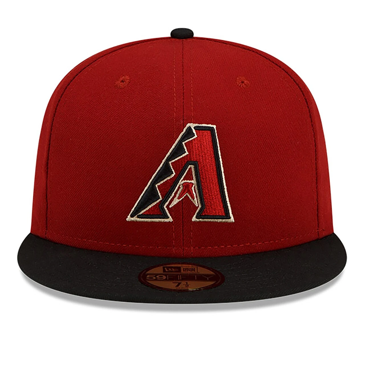Men's Arizona Diamondbacks New Era Red 25th Anniversary Authentic Collection On-Field 59FIFTY Fitted Hat - Image 2
