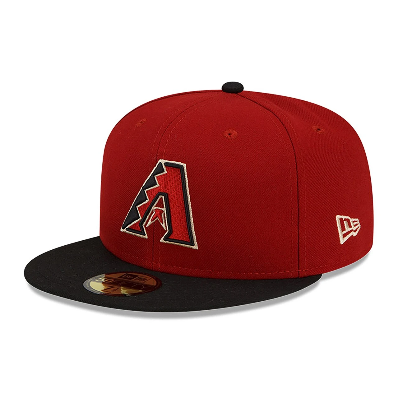Men's Arizona Diamondbacks New Era Red 25th Anniversary Authentic Collection On-Field 59FIFTY Fitted Hat - Image 3