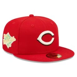 Men's Cincinnati Reds New Era Red 1990 World Series Champions Citrus Pop UV 59FIFTY Fitted Hat