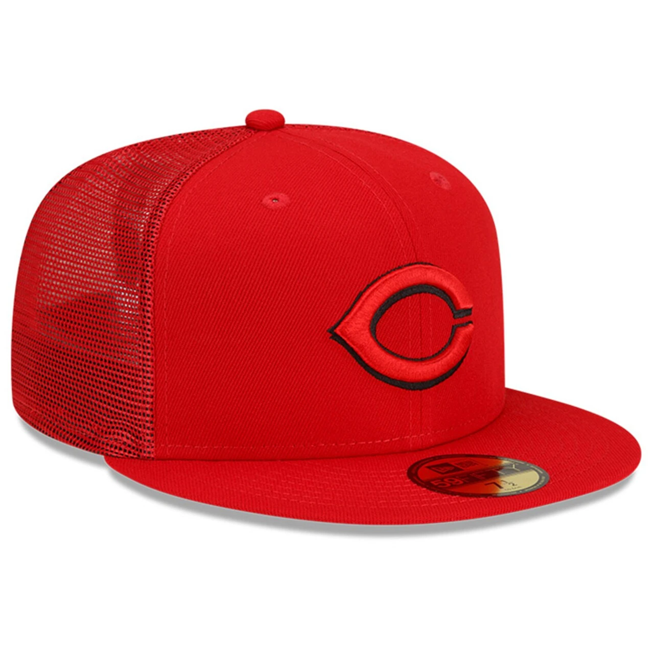 Men's Cincinnati Reds New Era Red 2023 Batting Practice 59FIFTY Fitted Hat - Image 3