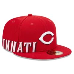 Men's Cincinnati Reds New Era Red Arch 59FIFTY Fitted Hat