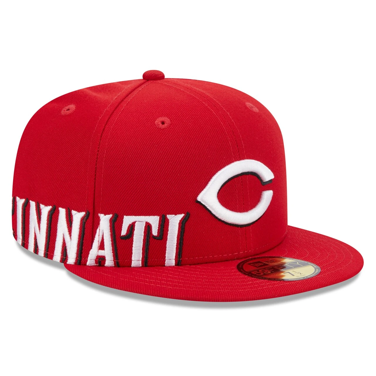 Men's Cincinnati Reds New Era Red Arch 59FIFTY Fitted Hat