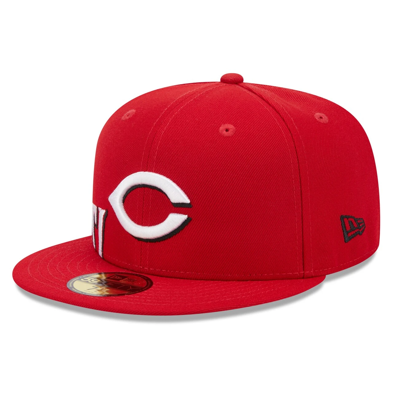 Men's Cincinnati Reds New Era Red Arch 59FIFTY Fitted Hat - Image 3