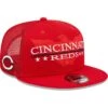 Men's Cincinnati Reds New Era Red Patriot Trucker 9FIFTY Snapback Hat