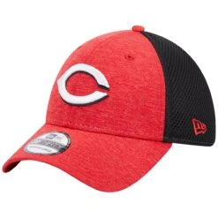 Men's Cincinnati Reds New Era Red Shadow Neo 39THIRTY Flex Hat