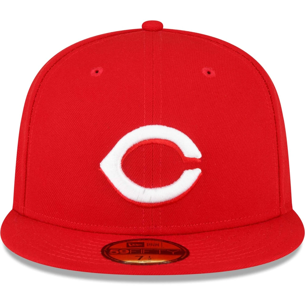 Men's Cincinnati Reds New Era Red Sidepatch 59FIFTY Fitted Hat - Image 2