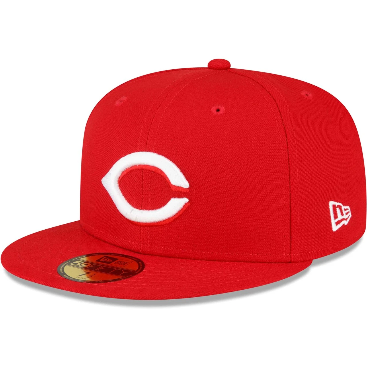 Men's Cincinnati Reds New Era Red Sidepatch 59FIFTY Fitted Hat - Image 3