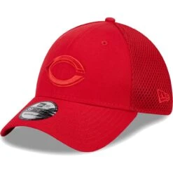 Men's Cincinnati Reds New Era Red Tonal Team Neo 39THIRTY Flex Hat
