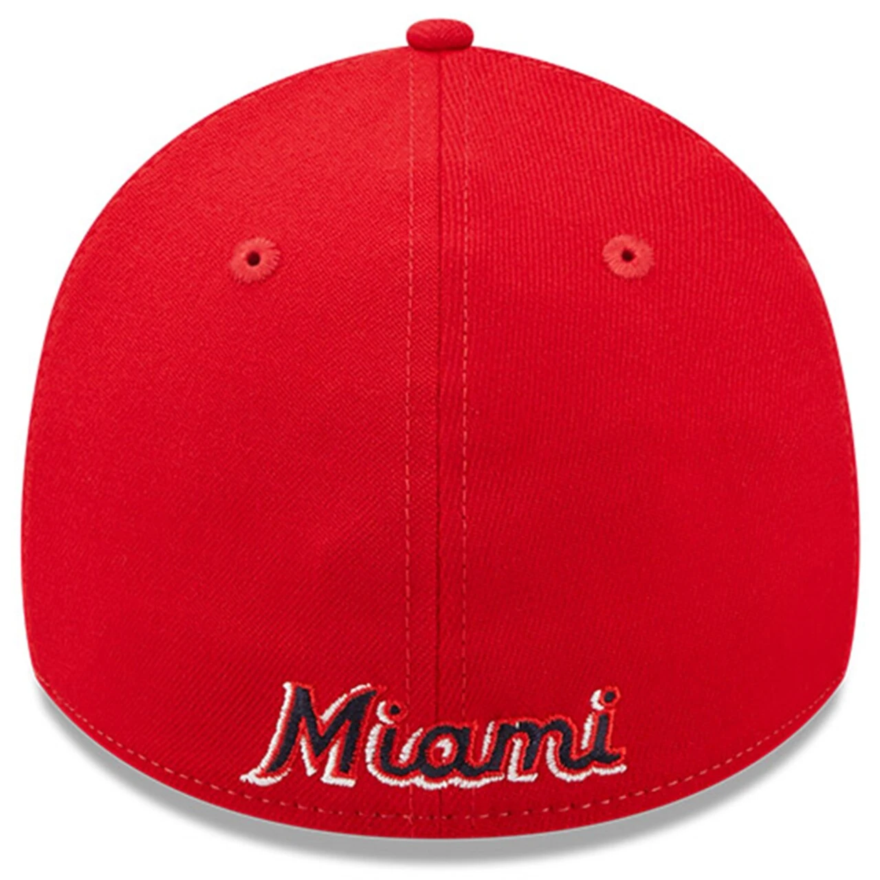 Men's Miami Marlins New Era Red 2022 4th Of July 39THIRTY Flex Hat - Image 4