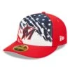 Men's Miami Marlins New Era Red 2022 4th Of July Low Profile 59FIFTY Fitted Hat