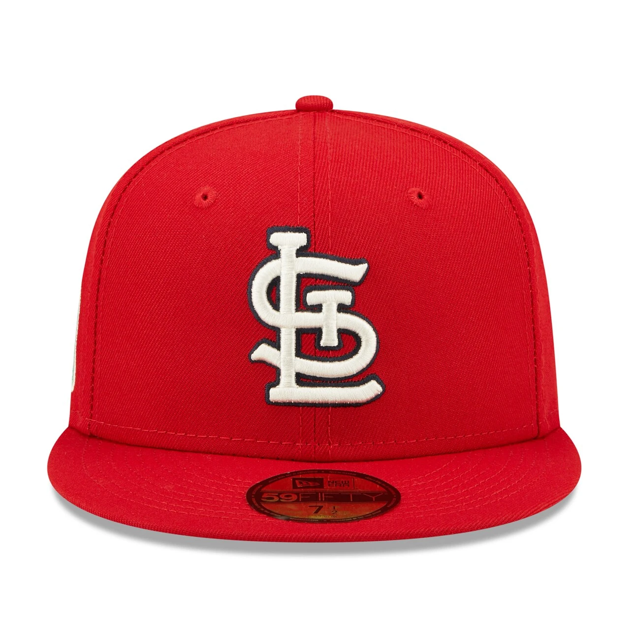 Men's St. Louis Cardinals New Era Red 2006 World Series Champions Citrus Pop UV 59FIFTY Fitted Hat - Image 2