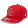 Men's St. Louis Cardinals New Era Red 2023 Clubhouse Low Profile 59FIFTY Fitted Hat