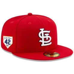 Men's St. Louis Cardinals New Era Red 2023 Jackie Robinson Day 59FIFTY Fitted Hat