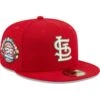 Men's St. Louis Cardinals New Era Red 25th Anniversary Spring Training Botanical 59FIFTY Fitted Hat