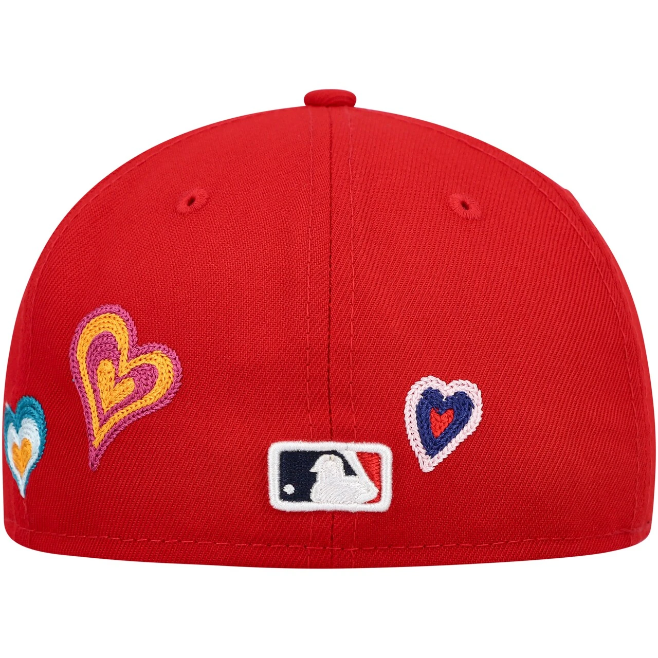 Men's St. Louis Cardinals New Era Red Chain Stitch Heart 59FIFTY Fitted Hat - Image 4