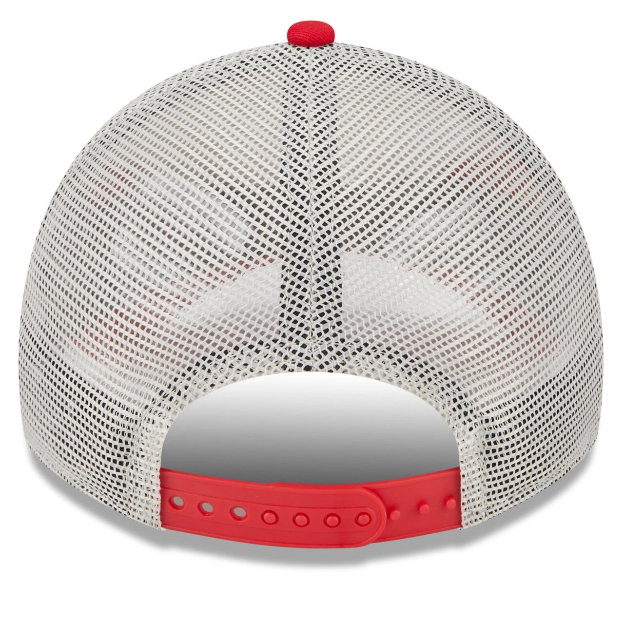 Men's St. Louis Cardinals New Era Red Property Trucker 9TWENTY Snapback Hat - Image 4