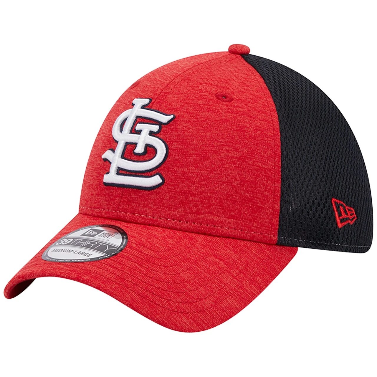 Men's St. Louis Cardinals New Era Red Shadow Neo 39THIRTY Flex Hat