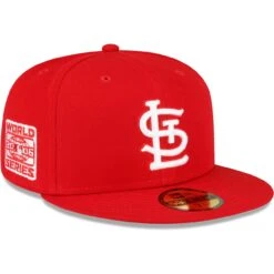 Men's St. Louis Cardinals New Era Red Sidepatch 59FIFTY Fitted Hat