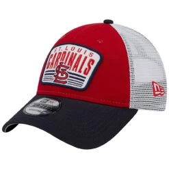 Men's St. Louis Cardinals New Era Red Two-Tone Patch 9FORTY Snapback Hat