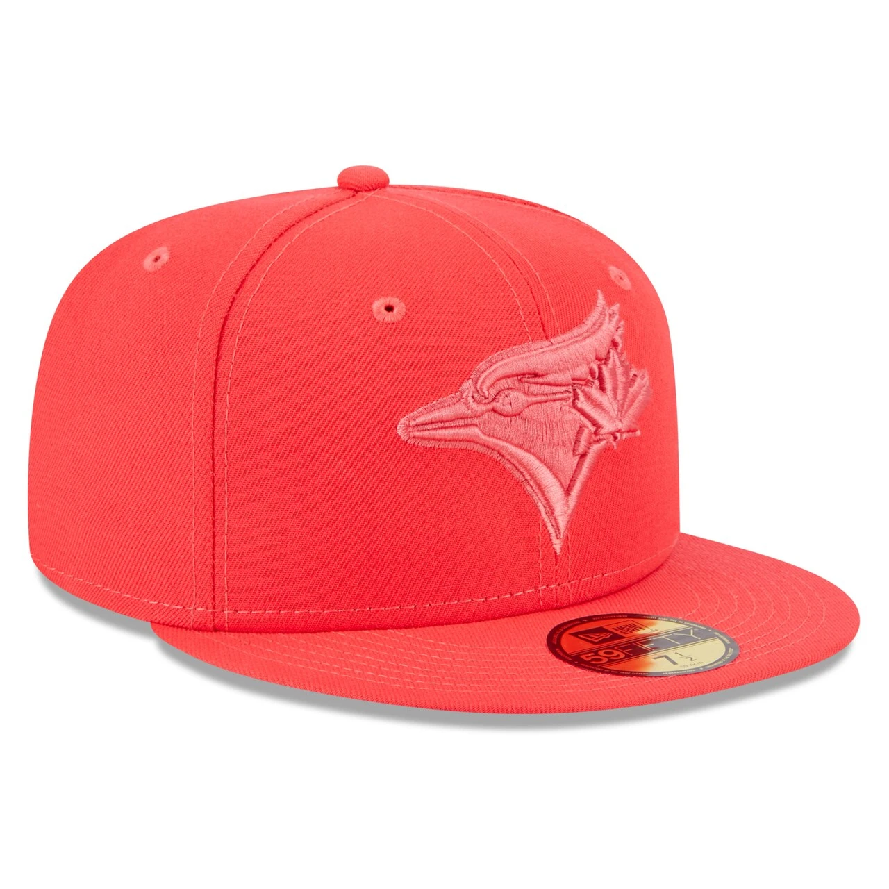 Men's Toronto Blue Jays New Era Red 2023 Spring Color Basic 59FIFTY Fitted Hat - Image 3