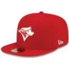 Men's Toronto Blue Jays New Era Red White Logo 59FIFTY Fitted Hat