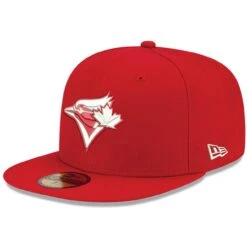 Men's Toronto Blue Jays New Era Red White Logo 59FIFTY Fitted Hat