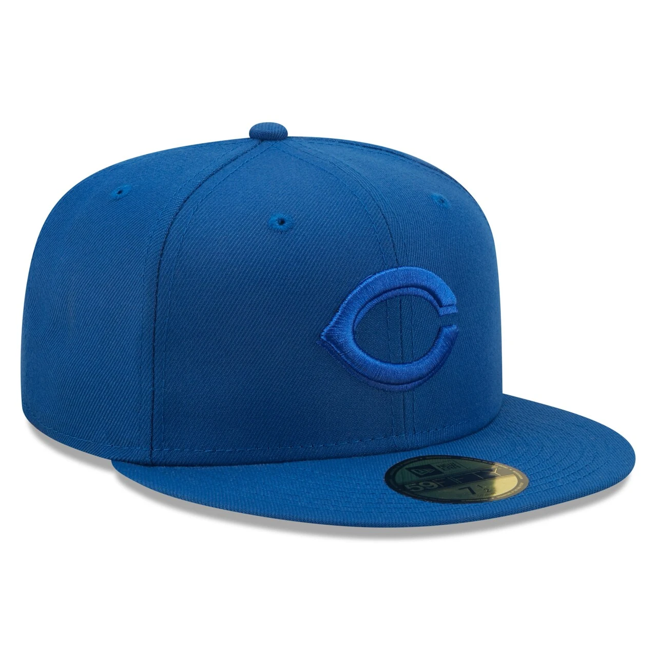 Men's Cincinnati Reds New Era Royal Tonal 59FIFTY Fitted Hat - Image 3