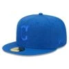 Men's Cleveland Guardians New Era Royal Tonal 59FIFTY Fitted Hat