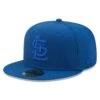 Men's St. Louis Cardinals New Era Royal Tonal 59FIFTY Fitted Hat