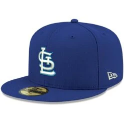 Men's St. Louis Cardinals New Era Royal White Logo 59FIFTY Fitted Hat