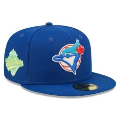 Men's Toronto Blue Jays New Era Royal 1992 World Series Champions Citrus Pop UV 59FIFTY Fitted Hat