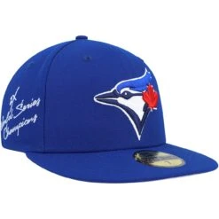 Men's Toronto Blue Jays New Era Royal 2-Time World Series Champions Undervisor 59FIFTY Fitted Hat