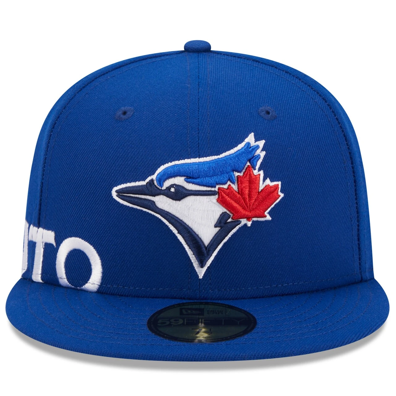 Men's Toronto Blue Jays New Era Royal Arch 59FIFTY Fitted Hat - Image 2