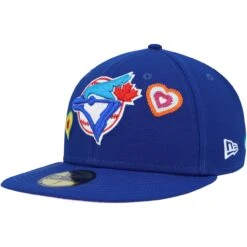 Men's Toronto Blue Jays New Era Royal Chain Stitch Heart 59FIFTY Fitted Hat