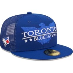 Men's Toronto Blue Jays New Era Royal Patriot Trucker 9FIFTY Snapback Hat