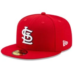 Men's St. Louis Cardinals New Era Red On-Field Authentic Collection 59FIFTY Fitted Hat