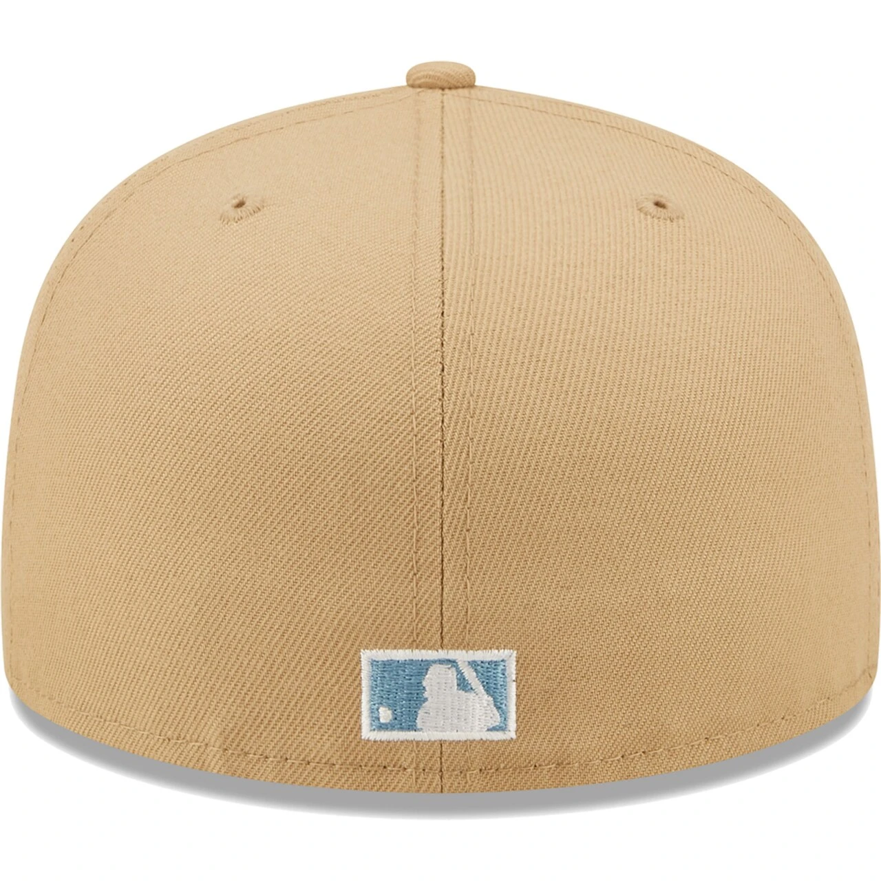 Men's Florida Marlins New Era Tan Inaugural Season Sky Blue Undervisor 59FIFTY Fitted Hat - Image 4